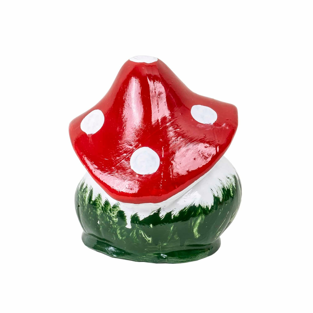 Ciuperca decorativa pentru gradina din ceramica, 20x20x16 cm, mijlociu