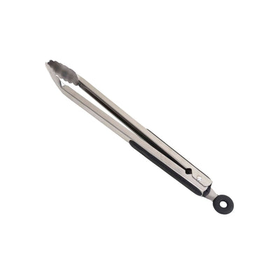 Cleste de servire din inox, 36 cm, cu inel de blocare si agatare
