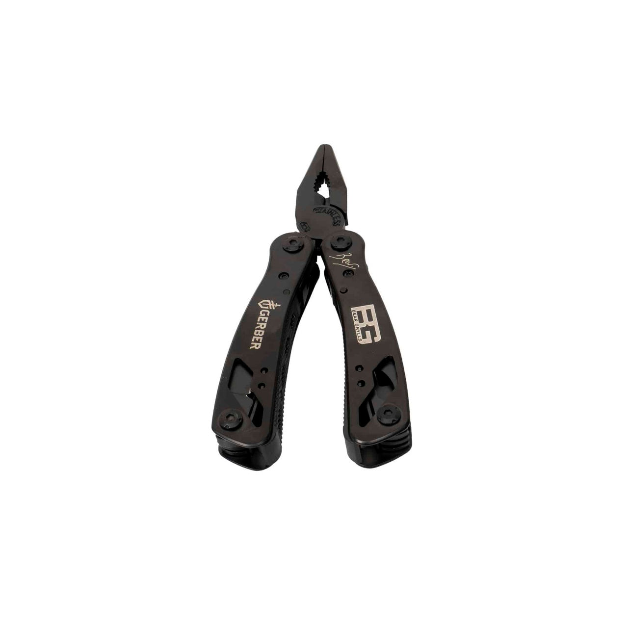 Cleste patent multifunctional pliabil cu husa, negru, unelte integrate