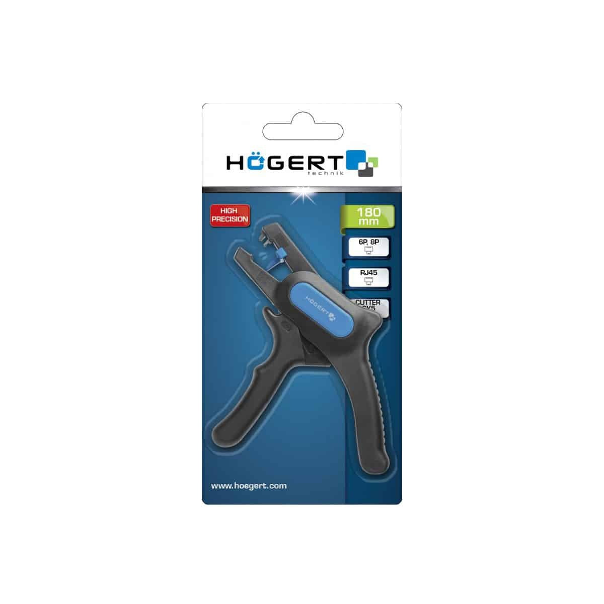Cleste pentru dezizolat automat, otel aliat, pentru fire 0.2-6 mm², maner ergonomic