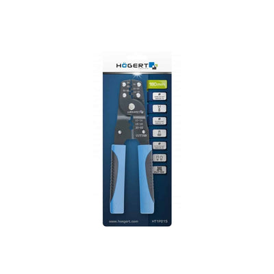 Cleste sertizare capete neizolate si izolate 0.08-6.0mm, 180mm maner ergonomic