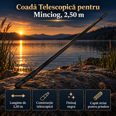 Coadă Telescopică pentru Minciog, 2,50 m – imagine principală promoțională
