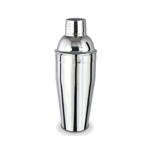 Cocktail shaker, capacitate 0,5L, din optel inoxidabil, compatibil cu masina de spalat vase, argintiu