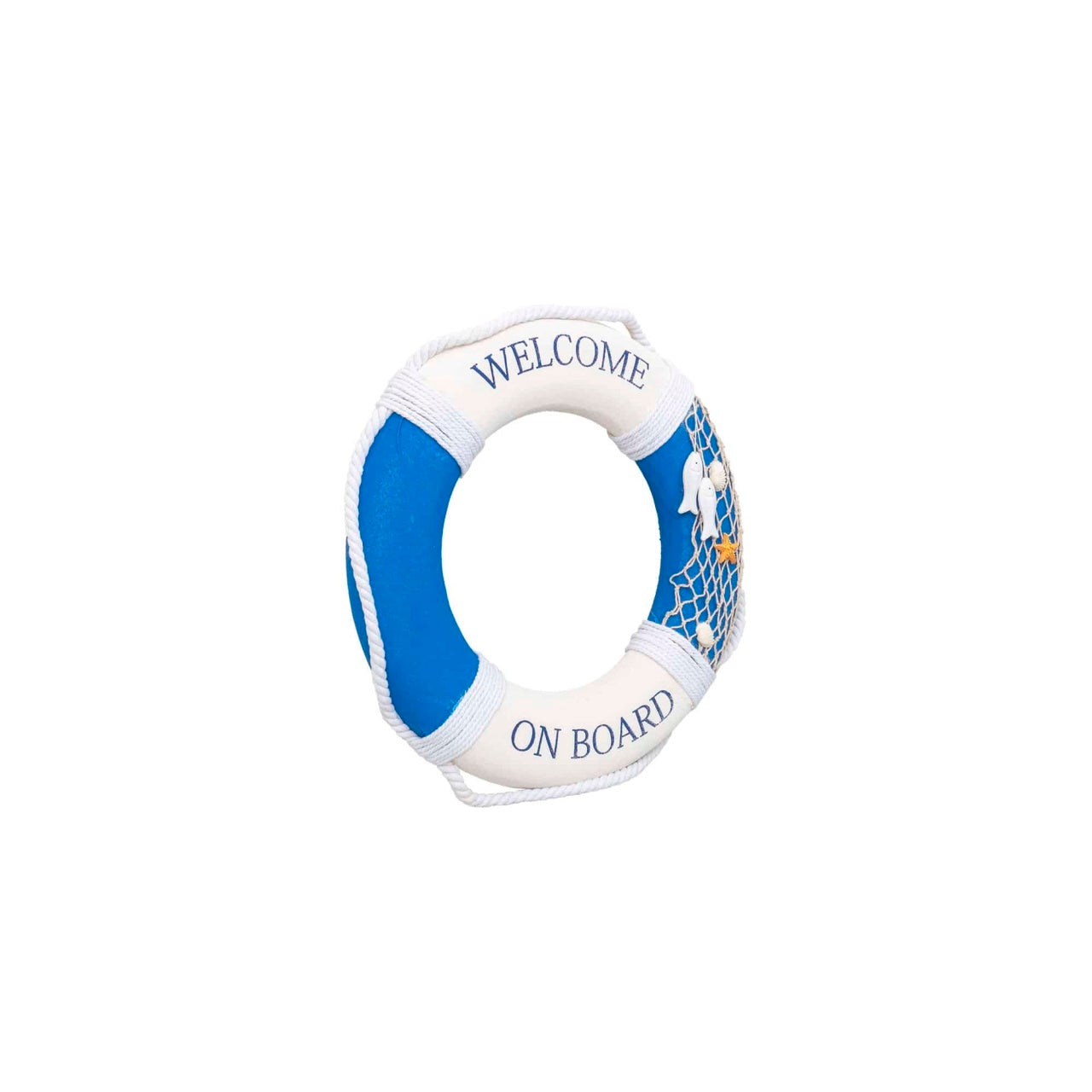 Colac decorativ pentru vapor Welcome, 40cm, albastru