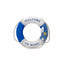 Colac decorativ vapor Welcome, diametru 30cm, albastru