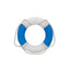 Colac decorativ vapor Welcome, diametru 30cm, albastru