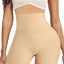 Colanti modelatori cu efect de subtiere, din material textil comod, cu benzi de sustinere antialunecare, marime XL, nude