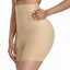 Colanti modelatori cu efect de subtiere, din material textil comod, cu benzi de sustinere antialunecare, marime XL, nude