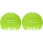 Colector manual de frunze, 2 buc, din plastic, dimensiuni 36 X 31 cm, cu maner integrat, verde