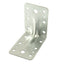 Coltar metalic perforat 90x90x65 mm pentru imbinari lemn ranforsate
