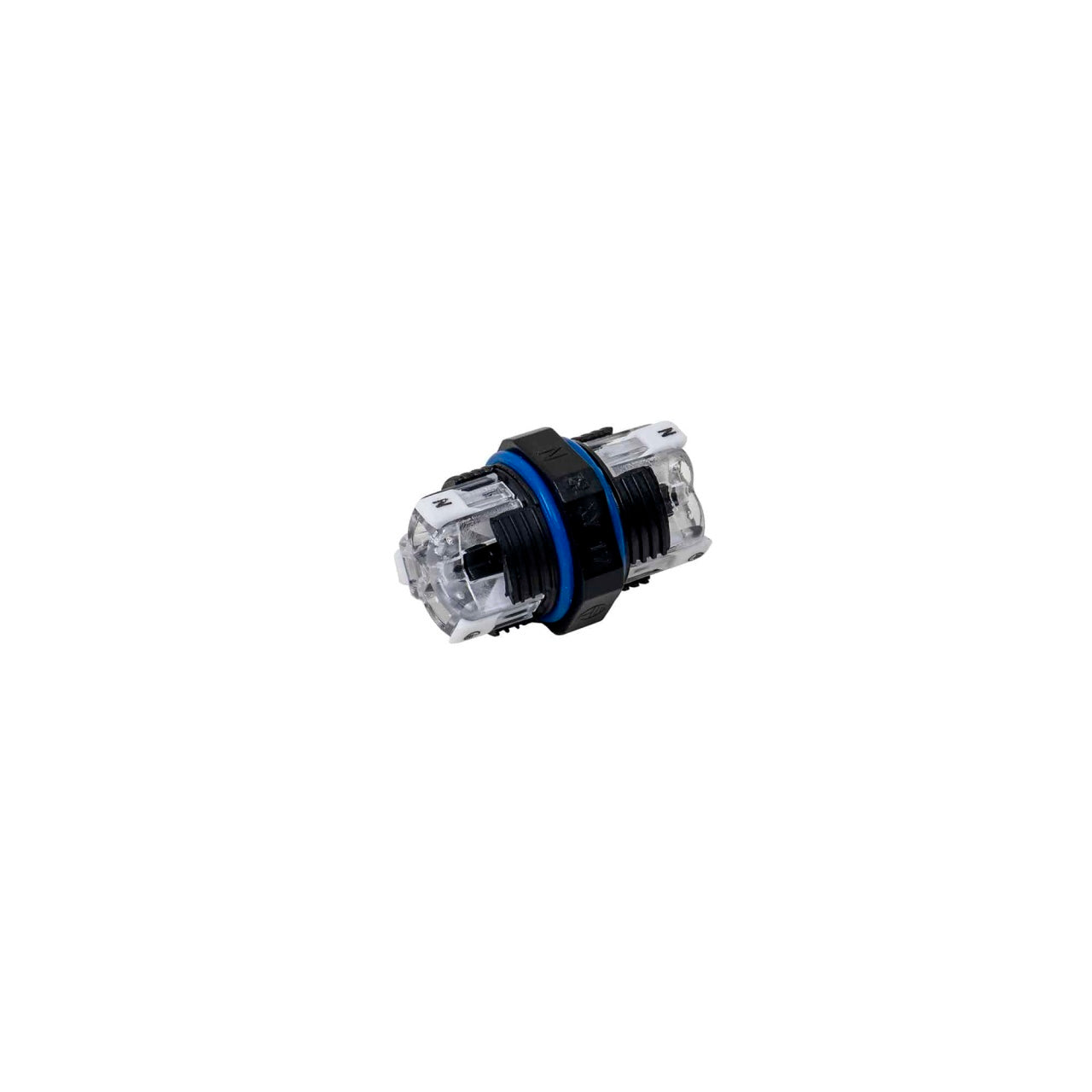 Conector 3 pini waterproof IP68, 250V, 16A, plastic negru