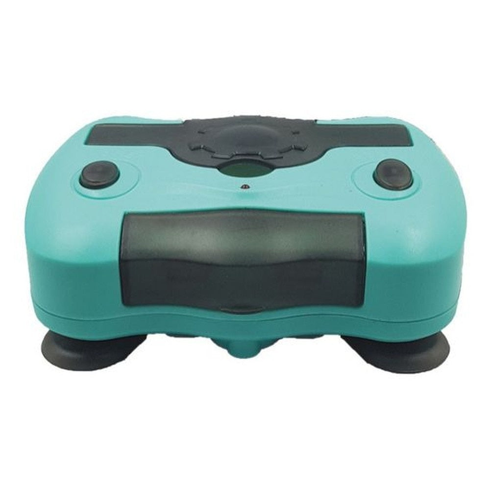 Consola cu 3000 de jocuri incorporate, cu racheta de tenis, cu intrare USB, alimentare la retea, albastru