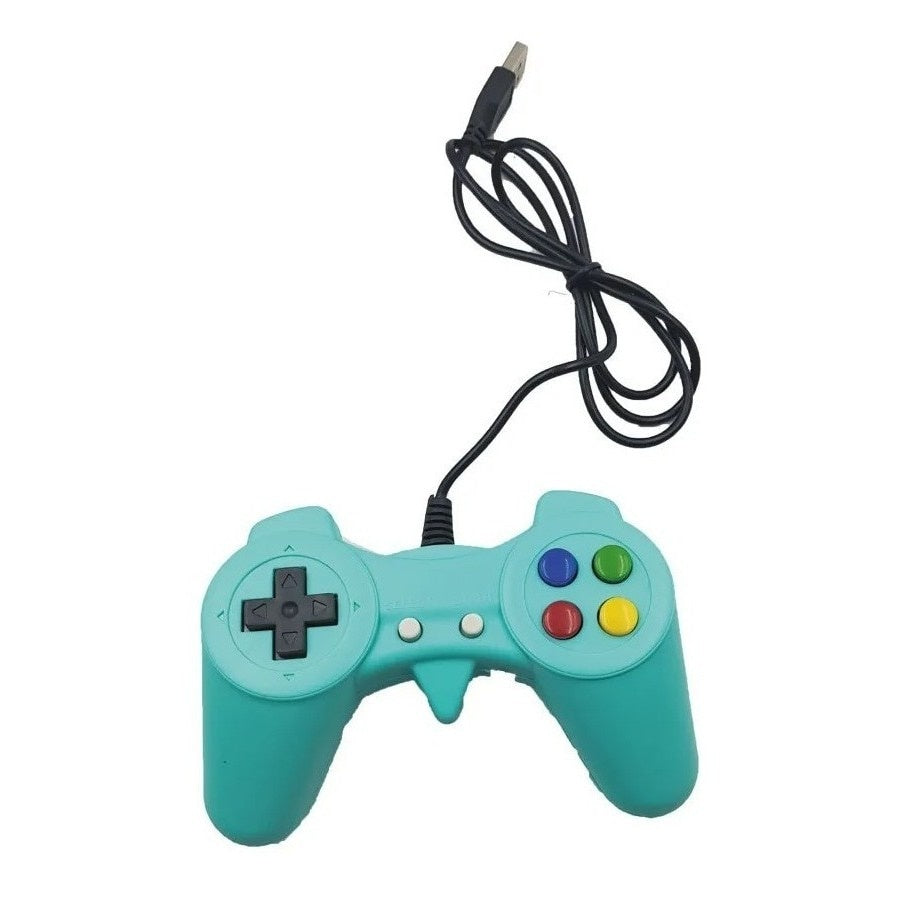 Consola cu 3000 de jocuri incorporate, cu racheta de tenis, cu intrare USB, alimentare la retea, albastru