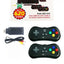 Consola cu 620 de jocuri, wireless, HDMI, cu 2 manete si stick, design portabil si compact, dimensiuni consola 9,3 x 3 x 1 cm, functionare cu baterii, negru