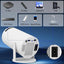 Consola de gaming cu videoproiector, 4k, cu telecomanda, WiFi, bluetooth, auto corectie imagine, difuzor incorporat, HDMI, USB, alb