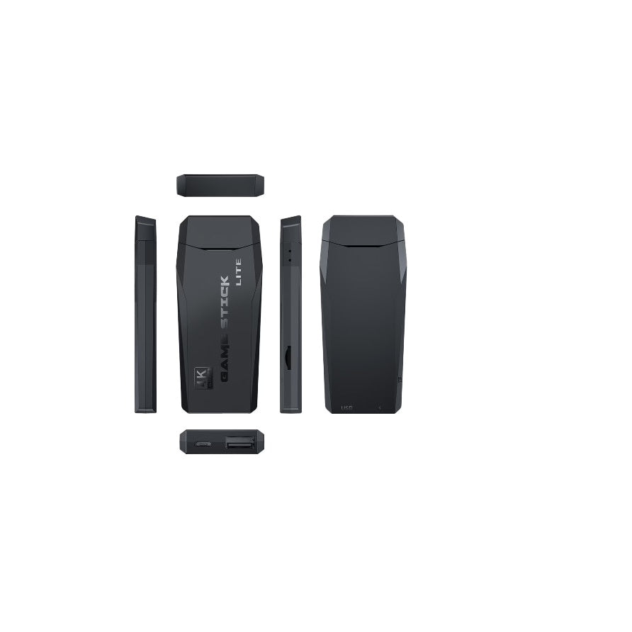 Consola jocuri tip stick, cu 10000 de jocuri incorporate, cu 2 controler wireless, iesire HDMI, se poate conecta la TV, Box/PC/Laptop/Proiector, negru