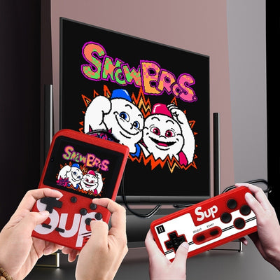 Consola Jocuri Video Portabila SUP Retro Mini Gameboy 400 de Jocuri 2 Jucatori