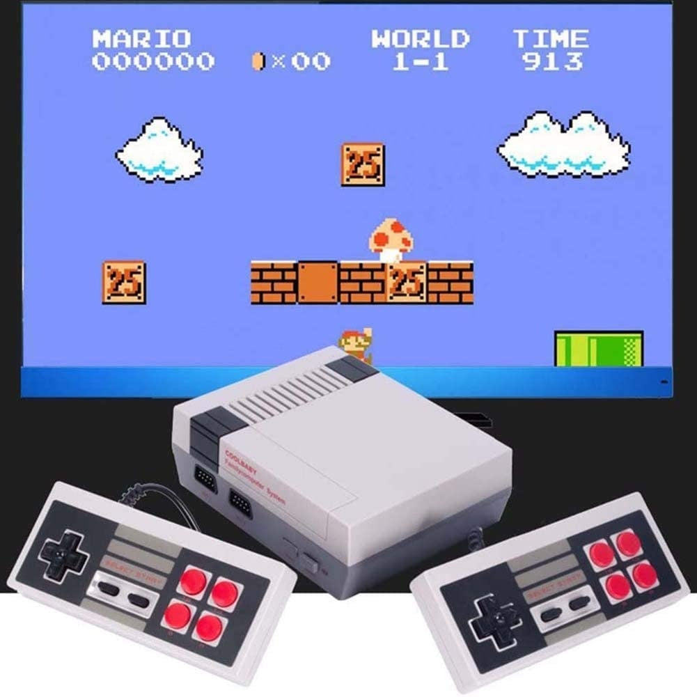 Consola mini de jocuri retro, 620 jocuri si 2 controllere