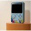 Consola portabila cu 500 de jocuri, ecran 3 inch, baterie 1000mAh, din ABS, permite conectarea la televizor, albastru