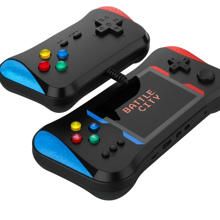 Consola portabila LEAN Toys X7M, 500 jocuri, ecran 3,5 inch, set cu gamepad