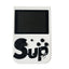 Consola portabila retro elSales ELS-SUPA 500 jocuri in 1, conectare TV, acumulator incorporat, alb