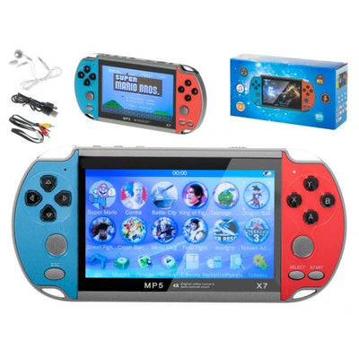 Consola retro cu 501 jocuri, model X7, Gonga Multicolor