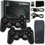 Consola Retro Zenino Tip Stick - 10.000 de Jocuri Video, Compatibila cu 9 Emulatoare, 2xControler Wireless, 4K, USB 2.4 GHz, 32GB, Negru