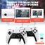 Consola tip stick cu 20.000 de jocuri video, memorie 64 GB, 2xcontroler wireless, cu cablu HDMI, alb/negru