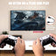Consola tip stick cu 20.000 de jocuri video, memorie 64 GB, 2xcontroler wireless, cu cablu HDMI, alb/negru