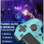 Controler Wireless, pentru PS4/Slim/Pro, dual vibration, senzor de miscare 6 axe, difuzoare stereo, albastru
