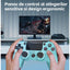 Controler Wireless, pentru PS4/Slim/Pro, dual vibration, senzor de miscare 6 axe, difuzoare stereo, albastru