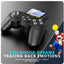 Controller GamePad cu ecran digital, 520 de jocuri incluse, portabil, conectare la televizor, baterie de lunga durata, reincarcabila USB, negru