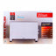 Convector electric 2500W cu termostat si picioare pe roti, alb, pentru incaperi pana la 20 m2