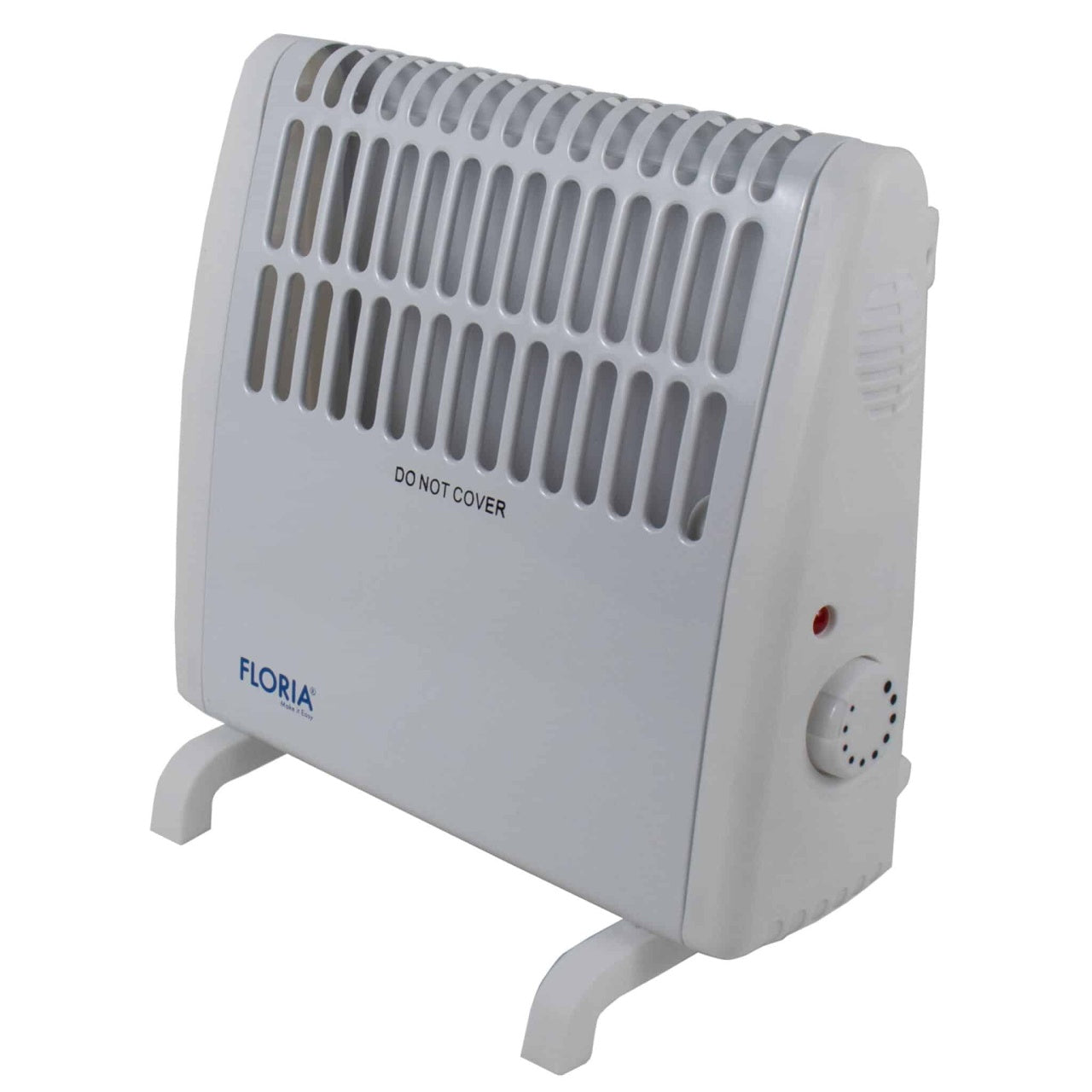 Convector electric 450W pentru podea sau perete cu termostat reglabil, Alb