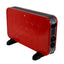 Convector electric de podea 2000W cu termostat reglabil si 2 trepte de putere, rosu