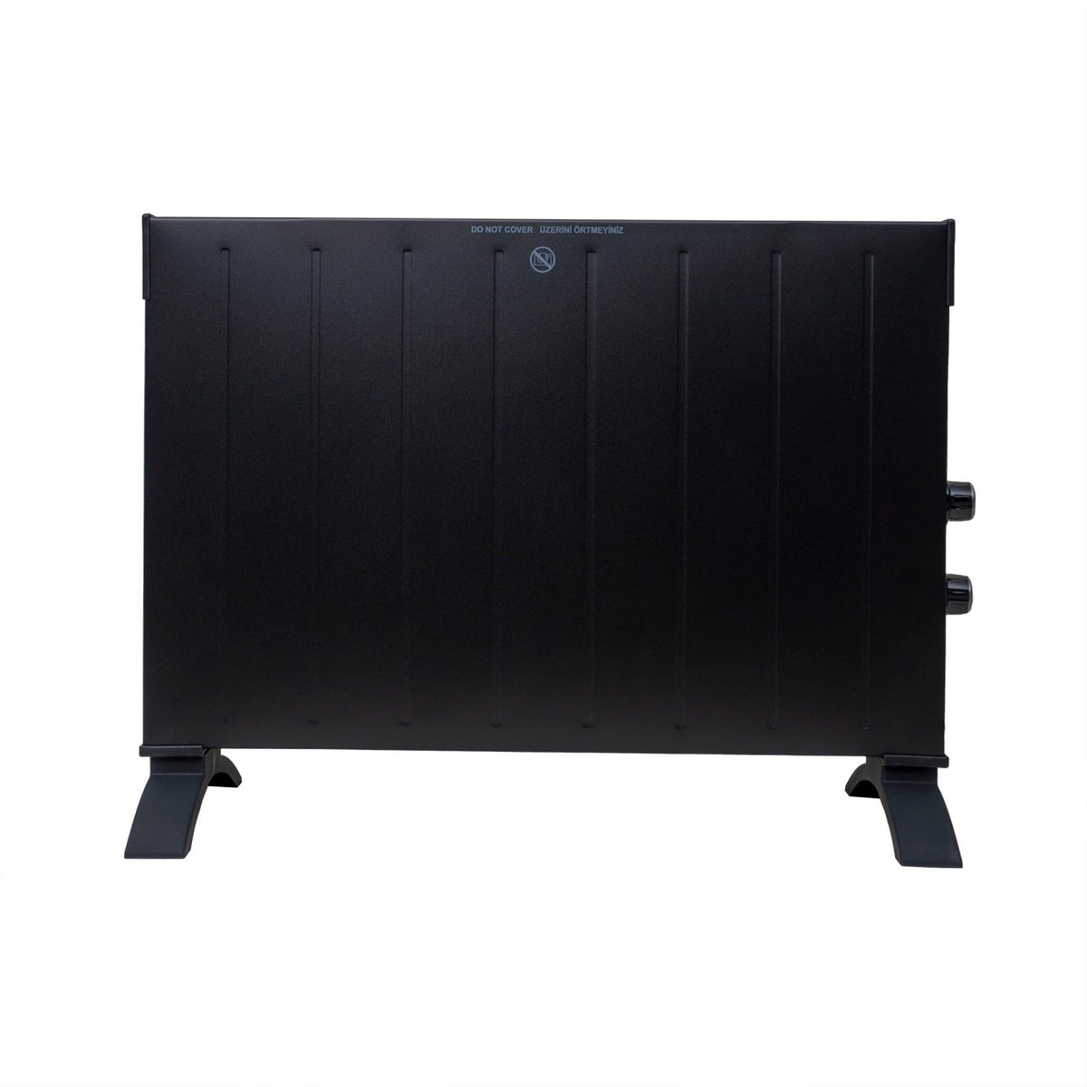 Convector electric negru cu termostat reglabil si protectie supraincalzire 2500W