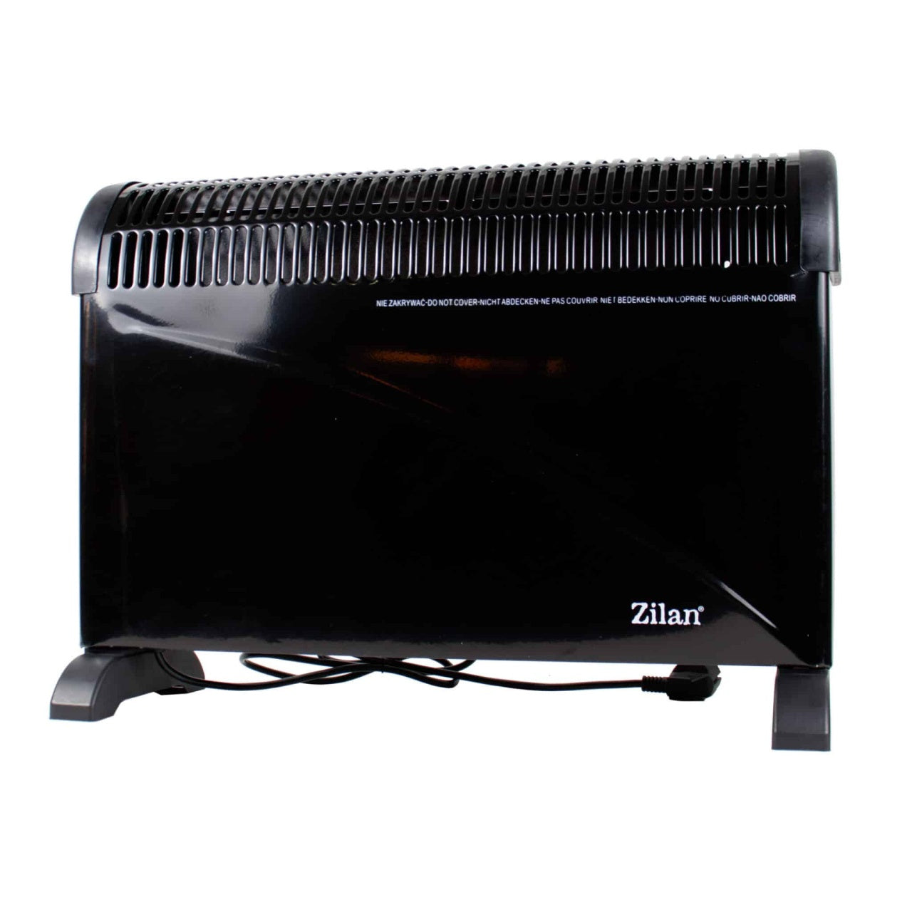 Convector electric podea 2000W cu termostat reglabil, 3 trepte, negru