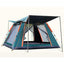 Cort camping pentru 4 persoane, 2 usi, 200x200x150cm, verde inchis