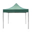 Cort pavilion, cu cadru metalic, pliabil, dimensiuni 3x3 m, acoperis din panza impermeabila, pentru curte, gradina, evenimente, verde/negru