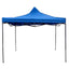 Cort pavilion metalic gradina impermeabil 3x3 m, albastru, picioare telescopice