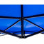 Cort pavilion metalic gradina impermeabil 3x3 m, albastru, picioare telescopice