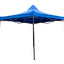 Cort pavilion metalic gradina impermeabil 3x3 m, albastru, picioare telescopice