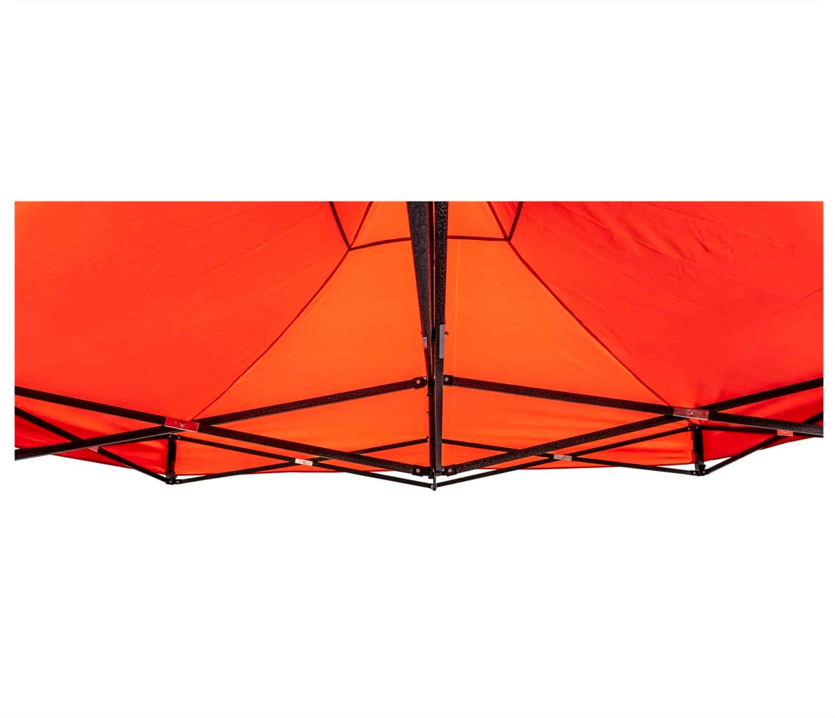 Cort pavilion metalic gradina impermeabil 3x3 m rosu cu picioare telescopice