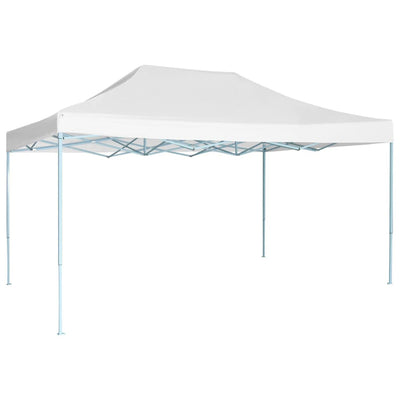 Cort pavilion metalic gradina impermeabil 3x4.5 m alb, picioare telescopice
