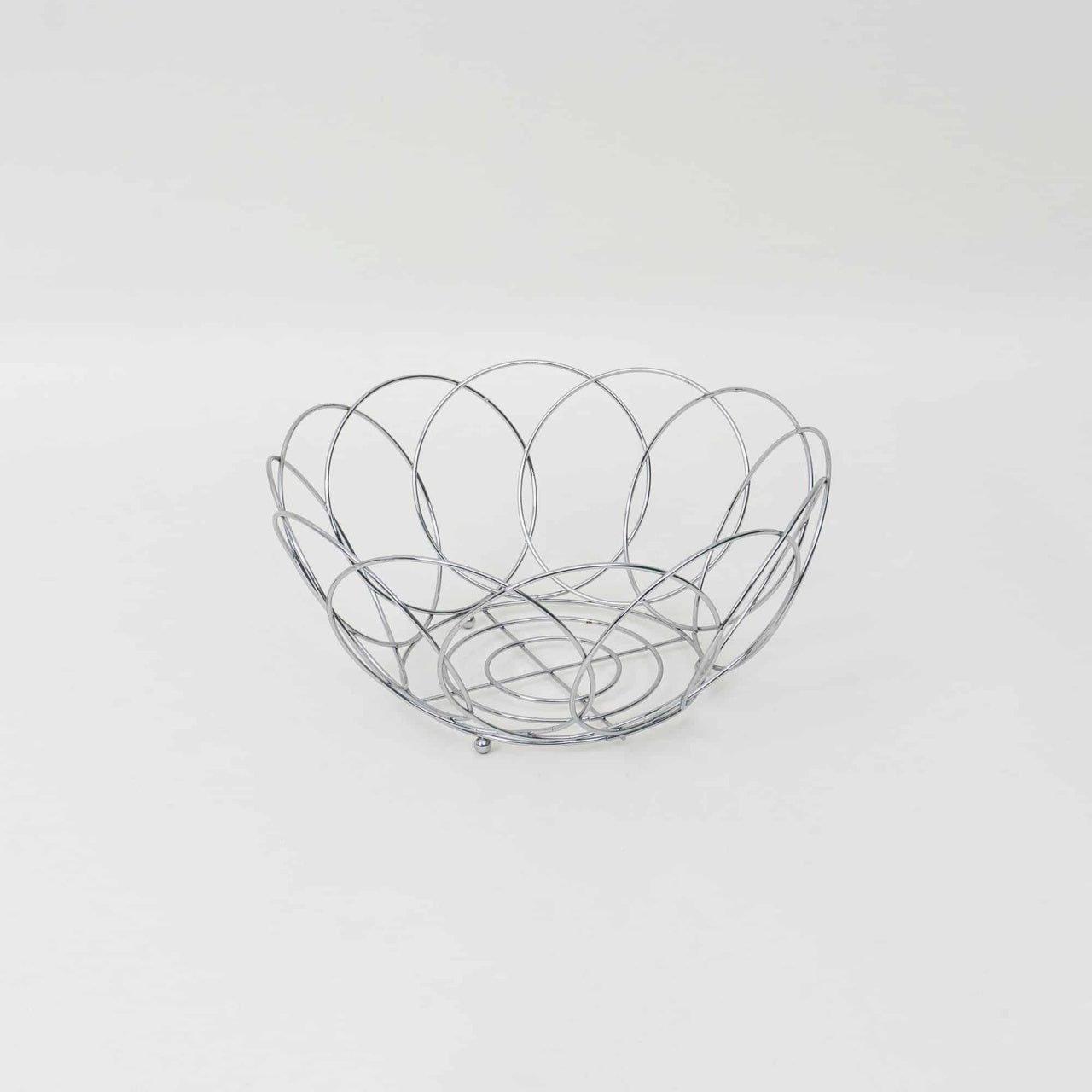 Cos de fructe inox cu diametru 25 cm, inaltime 11 cm