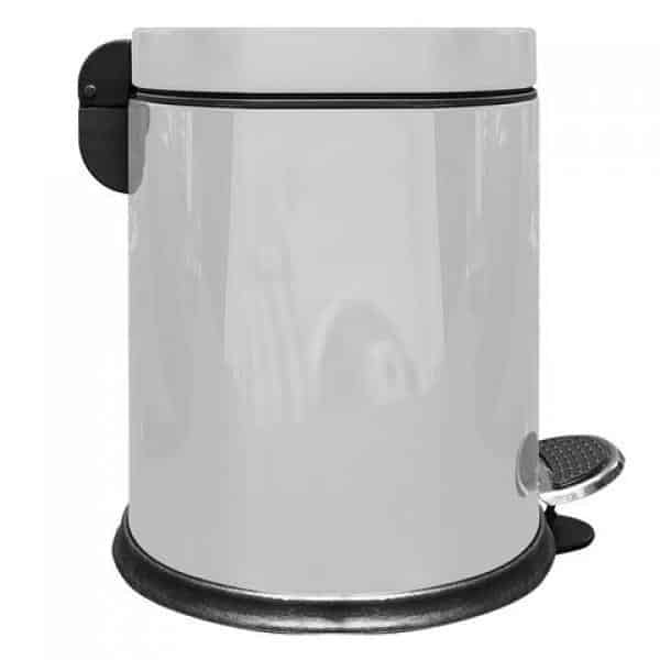 Cos de gunoi inox cu capac si pedala, 12L, design compact si modern