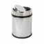 Cos menajer din inox 8 litri cu capac rotativ, forma cilindrica