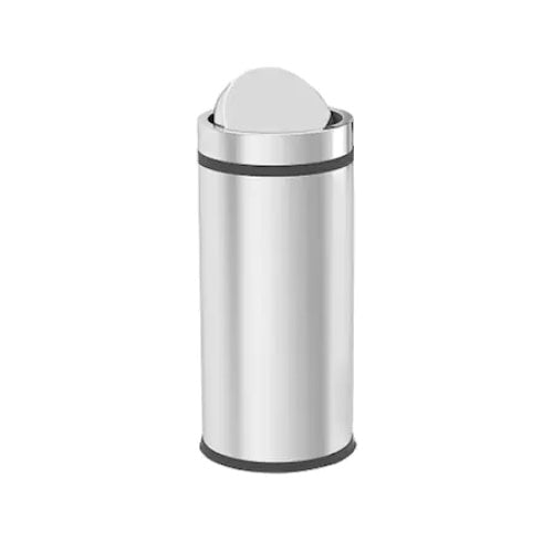 Cos menajer FOXMAG24, 16 Litri, din inox, capac rotativ
