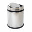 Cos menajer inox cu capac rotativ, capacitate 11 litri, design cilindric