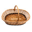 Cos rachita oval, maro, 50x33x30 cm, design natural